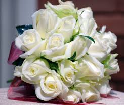 send bouquets of white roses