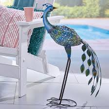 Solar Powered Peacock Garden Ornament