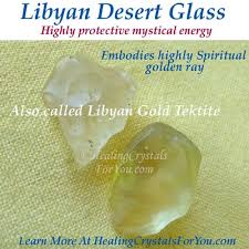 Libyan Desert Glass Meaning Properties