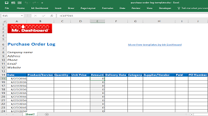 015 Purchase Order Template Excel Free Form Impressive Ideas