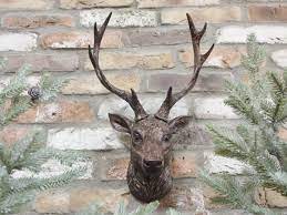 Large Stag Head Wall Mounted Deer