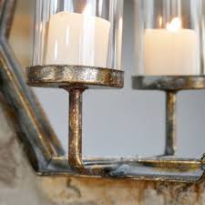 Wall Hanging Mirror Candle Holder