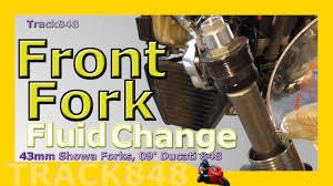 How To Change Motorcycle Front Fork Fluid Oil