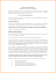 Sample Service Contract Proposal Cover Letter Samples