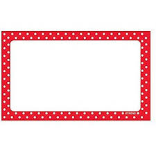 Buy Trend Enterprises Polka Dots Red Blank Terrific Index Cards