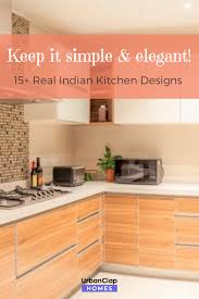 Read our top 10 kitchen renovation ideas and designs that can work in any layout. Natural Wood And White Are A Great Yet Simple Combination For An Elegant Kitchen Indian Ki Indian Kitchen Design Kitchen Design Images Simple Kitchen Design