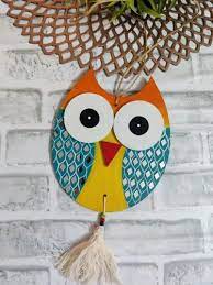 Handmade Owl Wall Hanging