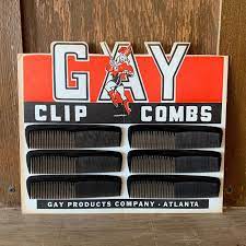 Vintage Original 1950s GAY CLIP COMBS Store SHOP DISPLAY Gay Products Co  NOS | eBay