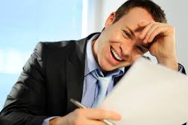 Studies conducted by Melissa Wanzer of Canisius College have shown that employees have higher job satisfaction and view their managers more ... - laughing-businessman