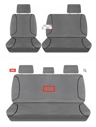 Toyota Hilux Workmate Seat Covers Dual Cab