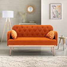 Orange Sleeper Sofas For