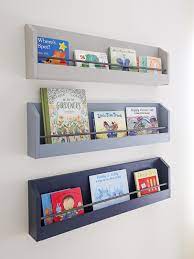 Diy Kids Bookshelf For The Wall