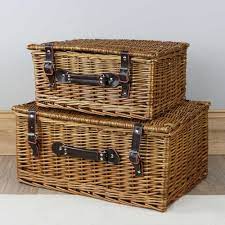 herie wicker storage her basket