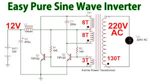 Where we connect j1 and j2. How To Make A Pure Sine Wave Inverter 12v To 220v Dc To Ac Youtube