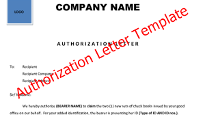 They should only be written when the person becomes too. 8 Best Authorization Letter Template Formats And Samples
