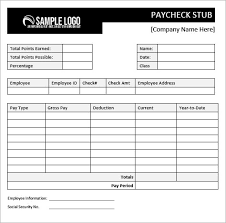 pay stub templates for ms word