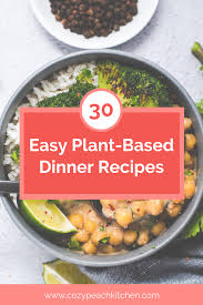 30 easy vegetarian dinner recipes