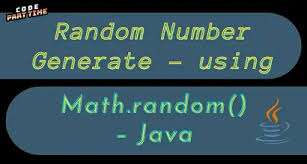 generating random numbers in java math
