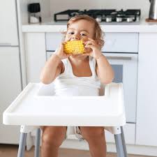 blw high chair position for feeding and