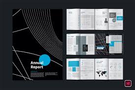 best annual report template designs