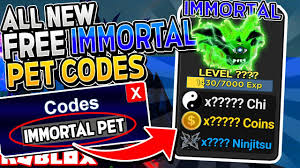 Ninja legends 2 wiki is a fandom games community. New Free Immortal Pet Codes In Ninja Legends Update Roblox Youtube