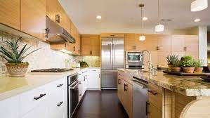 place recessed lights in the kitchen