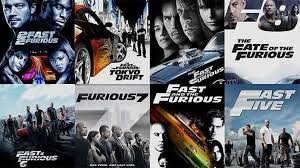 order of fast and furious s from