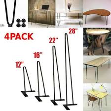 Set Of 4 Table Legs Hairpin Table Legs