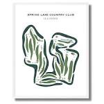 Spring Lake Country Club, Illinois - Printed Golf Courses - Golf ...