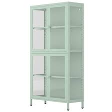 59 In Four Glass Door Storage Cabinet