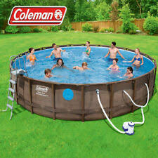 coleman steel frame pool above ground