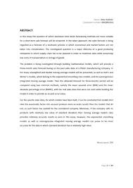Writing an abstract of a research paper