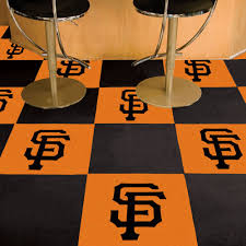 san francisco giants team carpet tiles