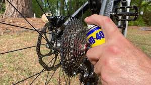 wd40 to lubricate your bike chain you