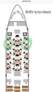 seat map on 2 cl b787 dreamliner