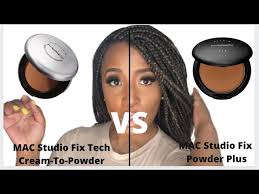 mac studio fix powder plus vs mac