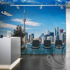Toronto Skyline Wall Mural Wall