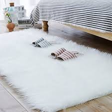 carvapet luxury soft faux sheepskin fur