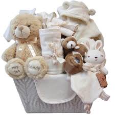 organic newborn baby gift baskets in
