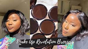 new makeup revolution bronzer on dark