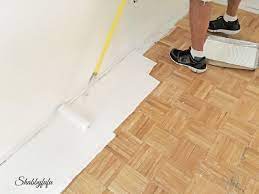 diy how to paint wood floors like a