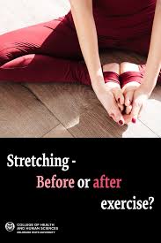 stretch before or after a workout