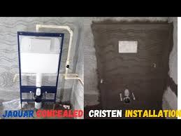 jaquar concealed cistern installation