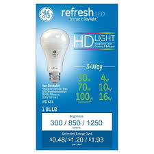 General Electric 30 70 100w Refresh Daylight Equivalent 3 Way Led Hd Target