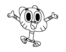 The amazing world of gumball is a hilarious cartoon on cartoon network. Gumball Darwin Para Pintar 4 Coloring Books Coloring Pages Cartoon Coloring Pages