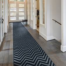 epaulet blue carpet runner hallway