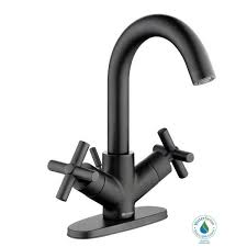 It is worth admiring with functionality that strong and durable. Glacier Bay Dorset Cross Single Hole 2 Handle Bathroom Faucet In Matte Black Hd67440w 6010h The Home Depot In 2021 Bathroom Faucets Black Faucet Single Hole Bathroom Faucet