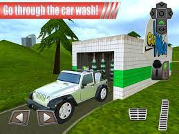 gas station car parking sim on the app