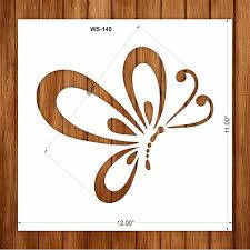 Large Erfly Wall Stencils Template