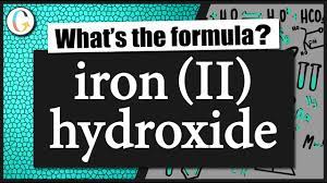 formula for iron ii hydroxide